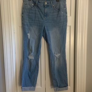 LC Lauren Conrad Cuffed Jeans